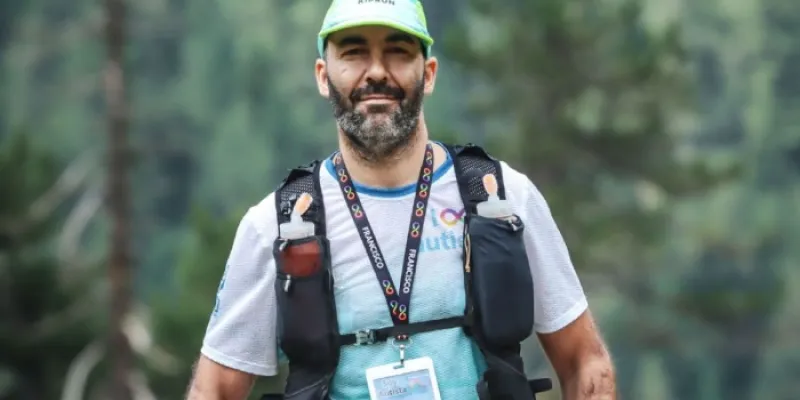 Francisco Fernández Caro, corredor con autismo.