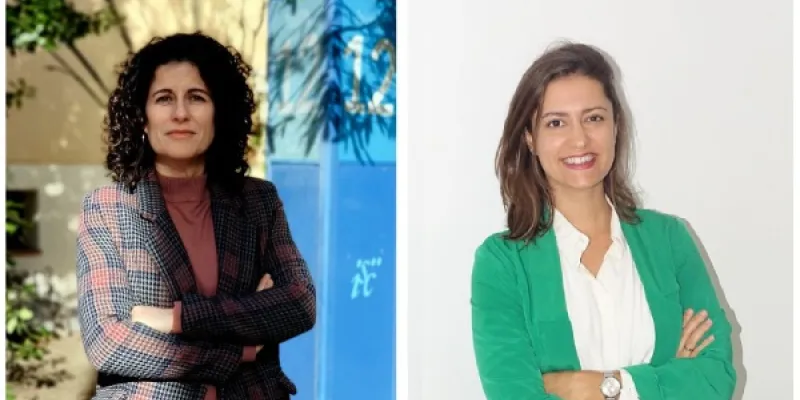 Adela Castelló Pastor y otra investigadora | Foto del ISCIII