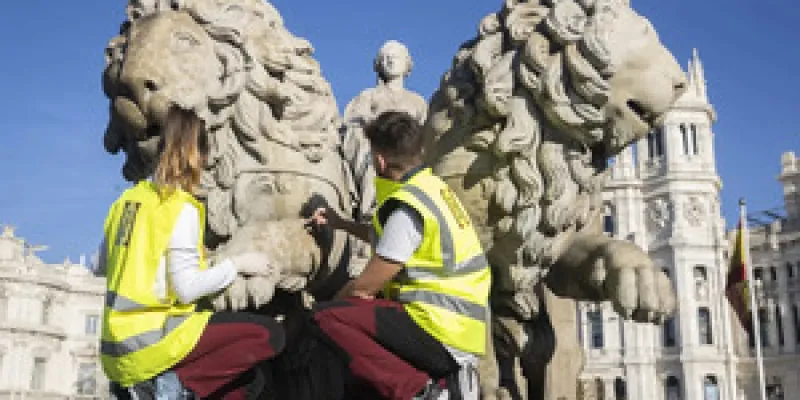 Restauración de la Fuente de Cibeles