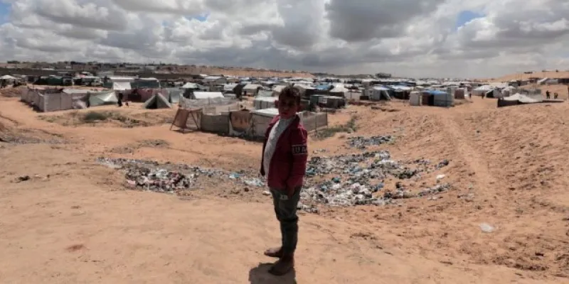 niño en Gaza