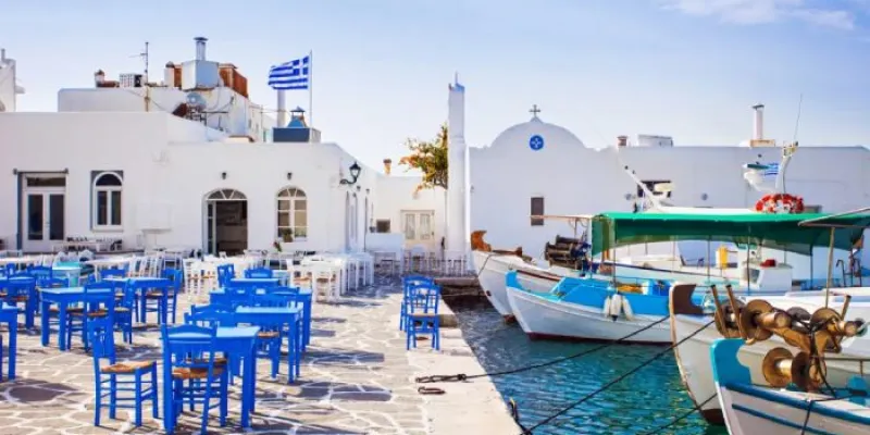 Pueblo de la isla de Paros
