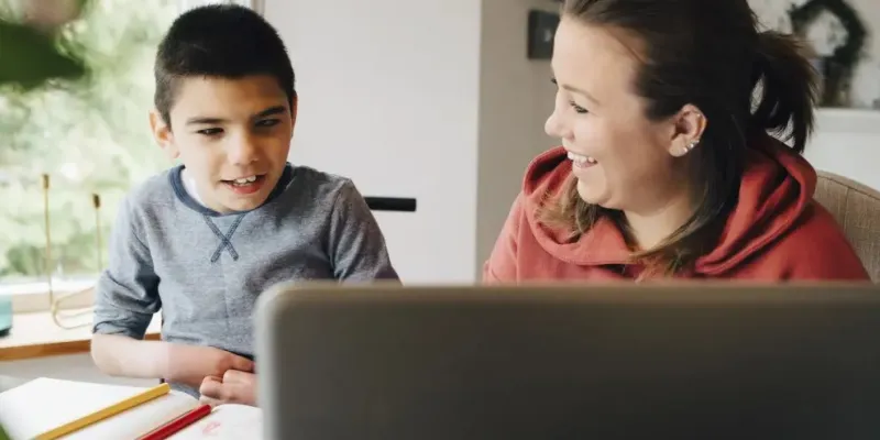 Una madre de un hijo con discapacidad.