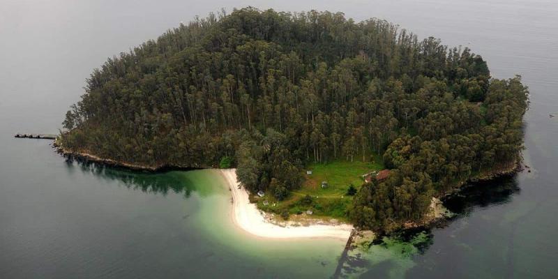 La isla de Tambo en Galicia