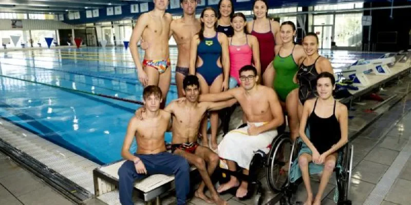 El Equipo AXA de Promesas Paralímpicas de Natación