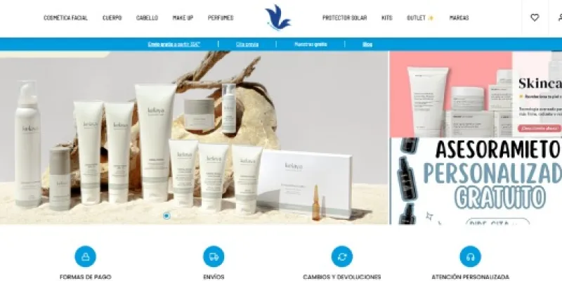 Kelaya en la Tienda de Cosméticos
