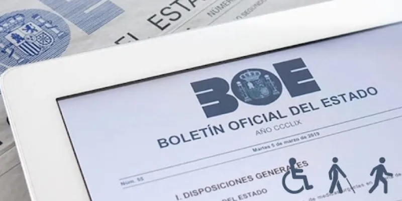 Infografía del BOE con la nueva Ley de Accesibilidad Universal