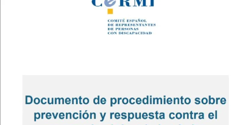 Cartel / Estrategia del Cermi contra el acoso y violencia hacia personas LGTBI+