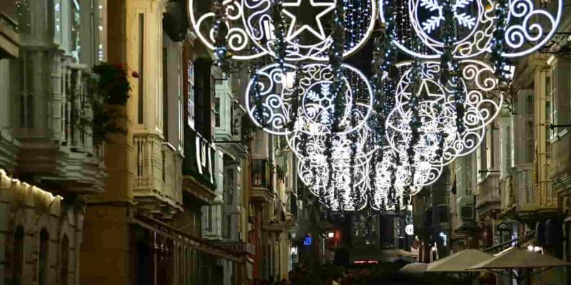 Cádiz se posiciona entre las mejores luces navideñas