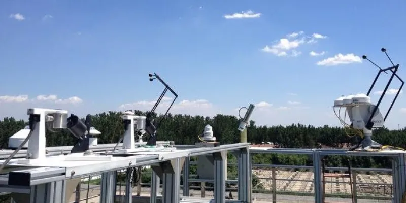 Estación de observación de la física atmosférica y el entorno atmosférico en Xianghe (China) | Foto de Xiang'ao Xia