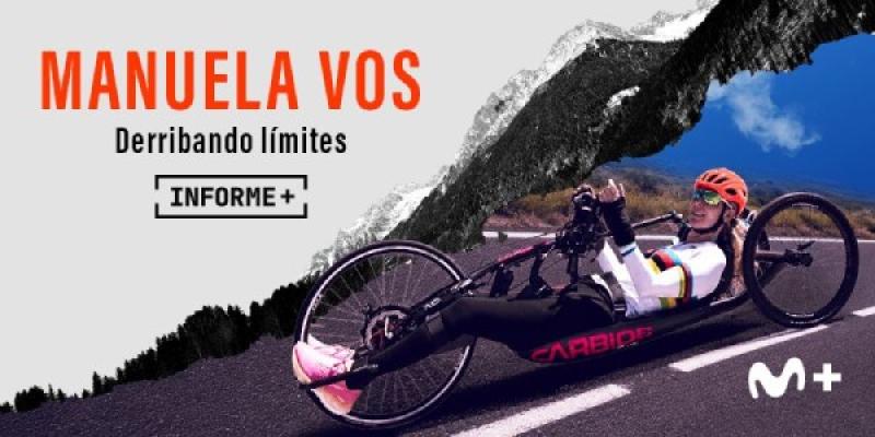 Cartel del documental ‘Manuela Vos, derribando límites’ 