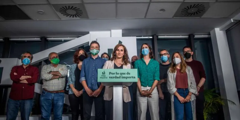 Mónica García dice que Más Madrid es “la fuerza dinámica del bloque progresista y la alternativa al cambio de la Comunidad”