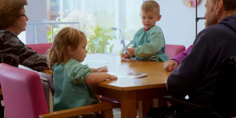 Mayores, niños y alimentación