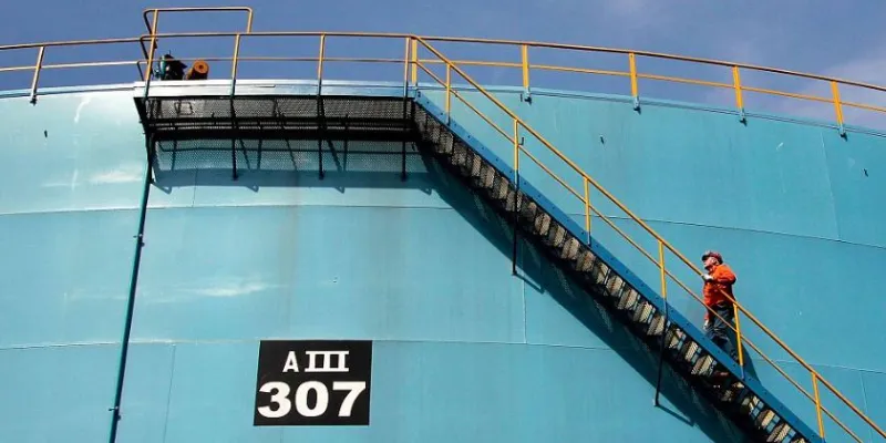Una refinería alemana