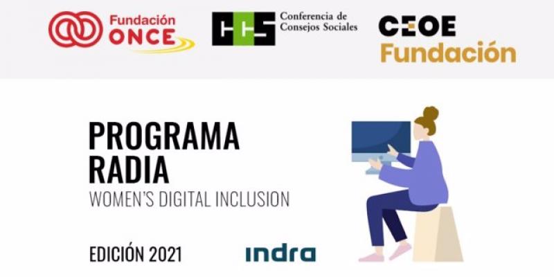 Indra se incorpora al programa Radia para formar tecnológicamente a mujeres con discapacidad