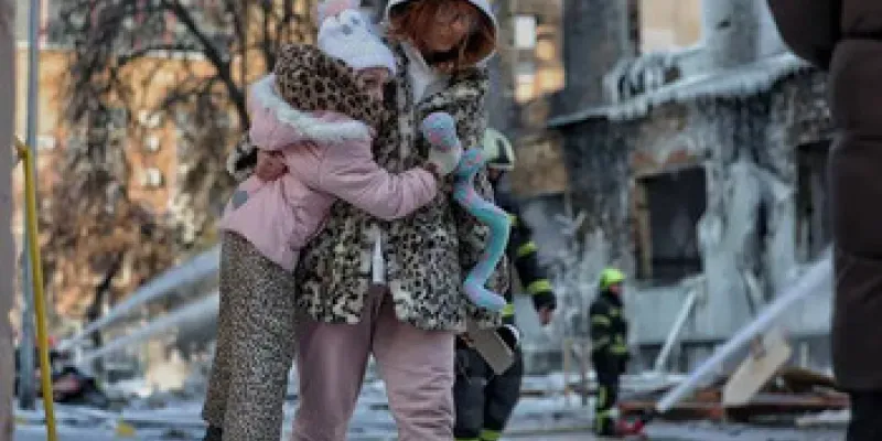 Los niños y niñas en Ucrania viven en condiciones extremas