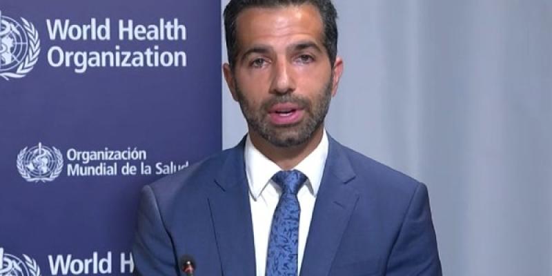 Doctor André Ilbawi durante la presentación del informe sobre el cáncer desde Ginebra