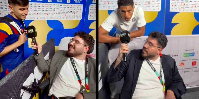 Manu Gutiérrez, periodista con parálisis cerebral
