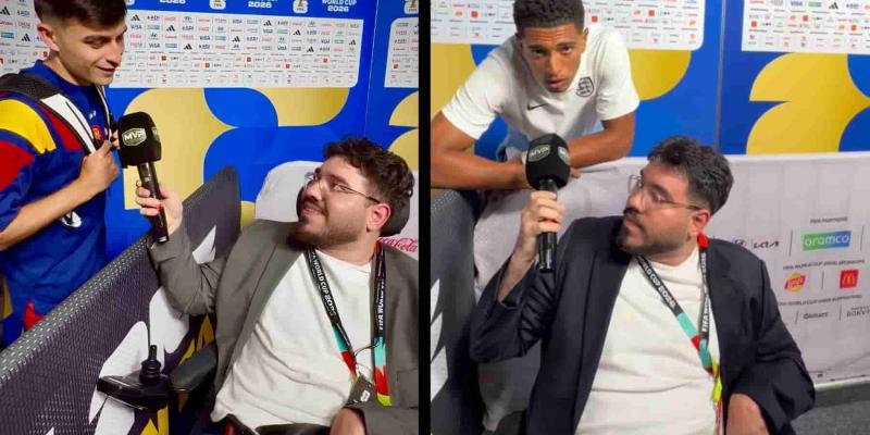 Manu Gutiérrez, periodista con parálisis cerebral