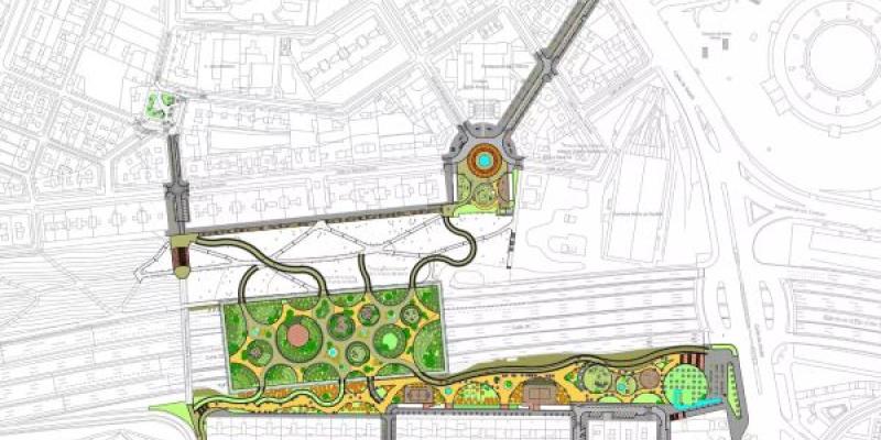 Mapa de toda la obra que se realizará para el nuevo Parque Ventas