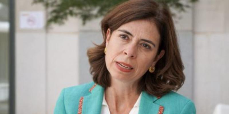 La directora regional de ONU Mujeres para Europa y Asia Central, Belén Sanz Luque, durante una entrevista con EFE. 