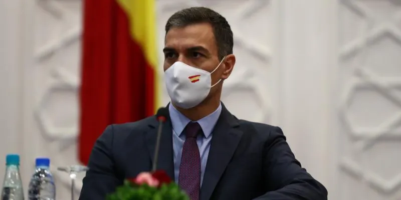 Sánchez, hoy durante su viaje a Argelia | Foto: Pool Moncloa/Fernando Calvo