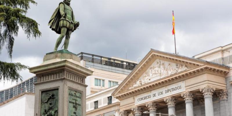 Fachada del Congreso de los Diputados 