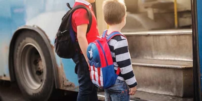 Peso de la mochila de los niños y adolescentes