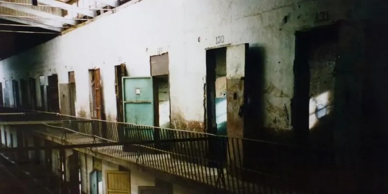 La cárcel de Valparaíso en 2000, donde se recluyó a los presos políticos durante la dictadura de Pinochet 