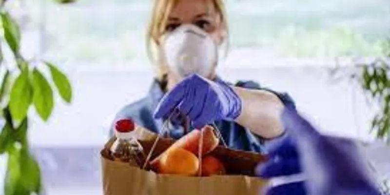 Reparto de comida en España durante la pandemia