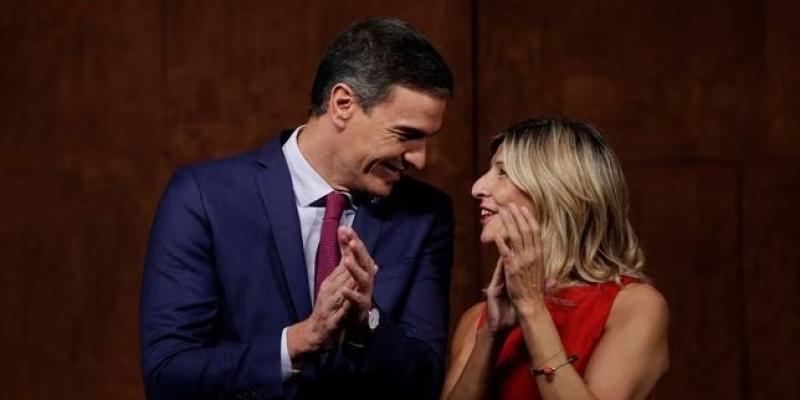 Pedro Sánchez y Yolanda Díaz