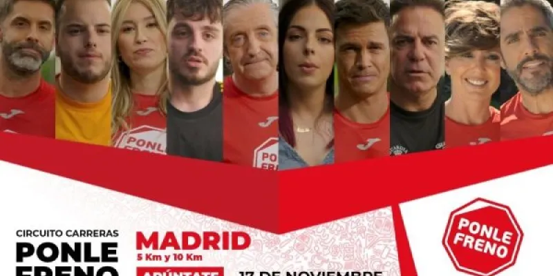 Cartel carrera Ponle Freno