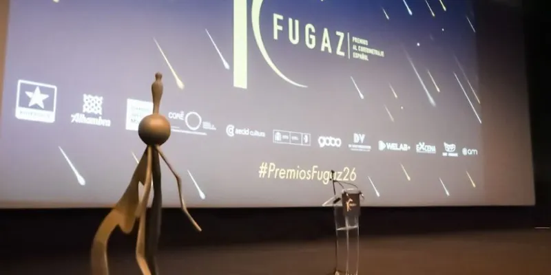 Escenario de los Premios Fugaz 2026