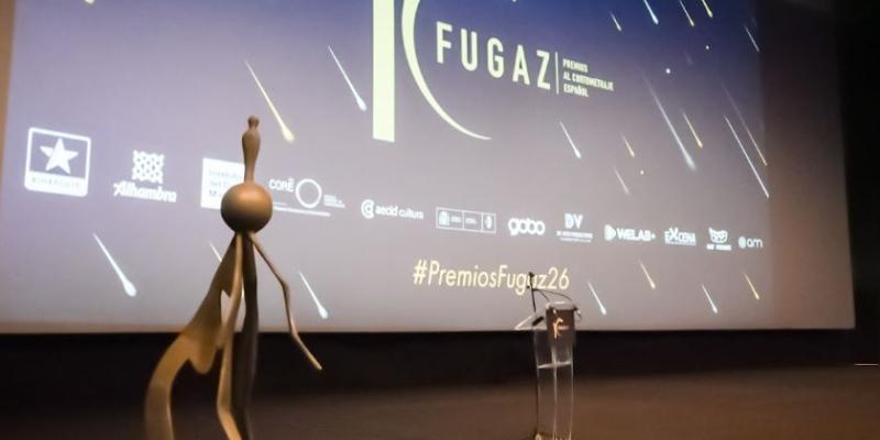 Escenario de los Premios Fugaz 2026