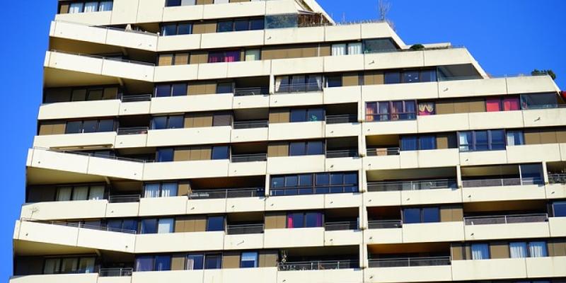 Imagen de un bloque de pisos