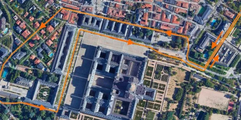 Recorrido marcha solidaria Corre por Claudia