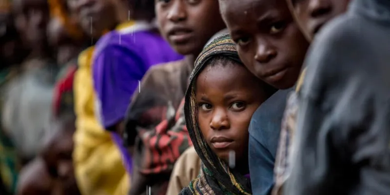 Niños refugiados