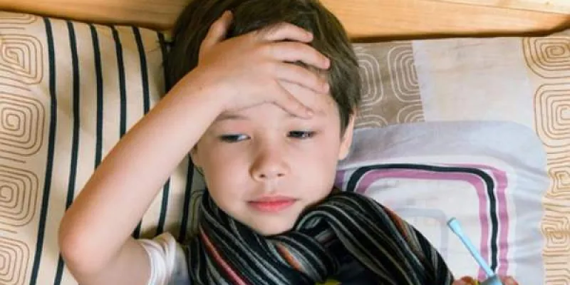Niño resfriado