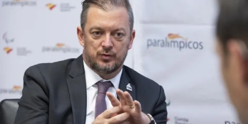 Andrew Parsons, presidente del Comité Paralímpico Internacional