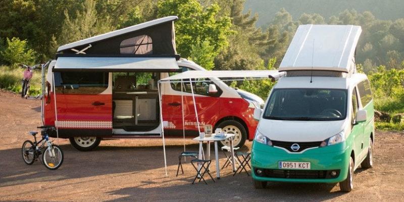 Las autocaravanas eléctricas ya están aquí con las Nissan e-NV200 y e-NV300