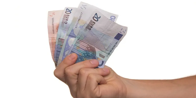 Mano con dinero