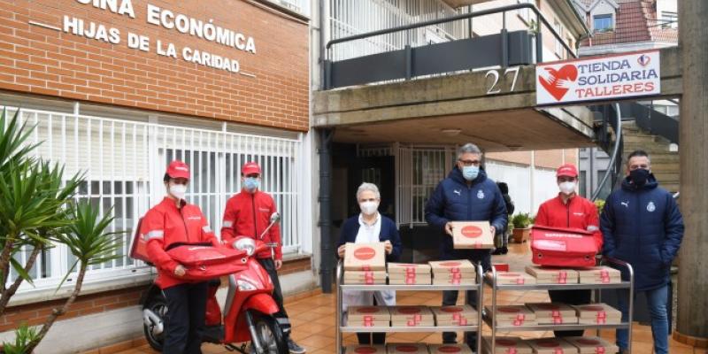 Telepizza y el Racing ponen en marcha una iniciativa solidaria para ayudar a quienes más lo necesitan esta Navidad