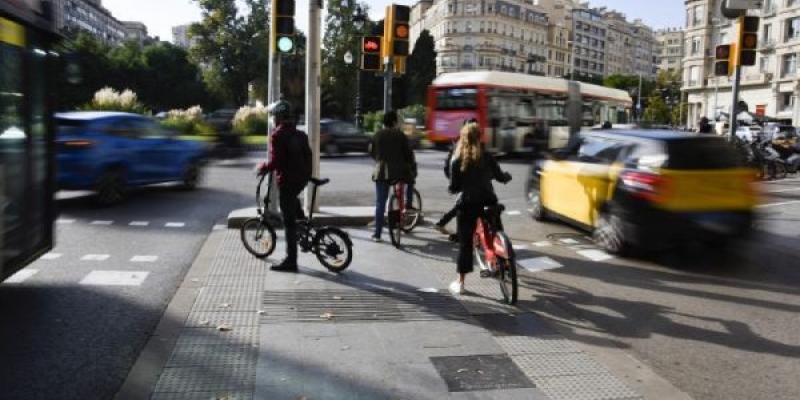 Tráfico urbano en Barcelona