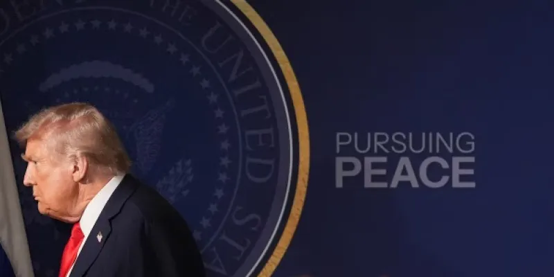 El presidente de Estados Unidos, Donald Trump, el pasado 15 de agosto en Anchorage (Alaska), cuando se reunió con Vladímir Putin. 