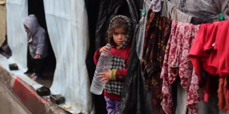 Niña en Rafah