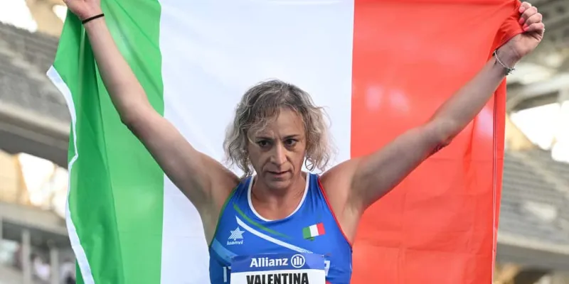 Valentina es la primera atleta transgénero en los Juegos Paralímpicos