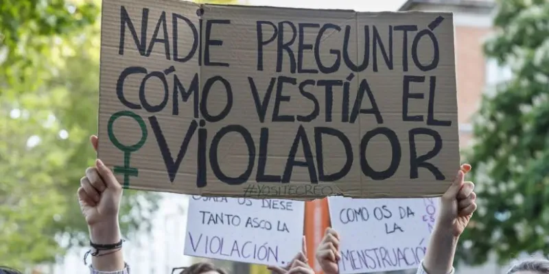 Manifestación Stop Cultura de la Violación. 4 de abril de 2018. 