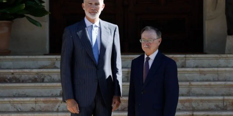El Rey y Vivas antes de la audiencia