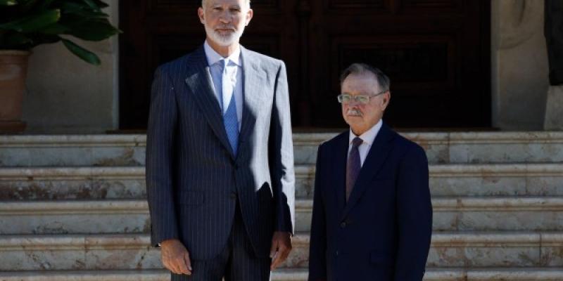 El Rey y Vivas antes de la audiencia