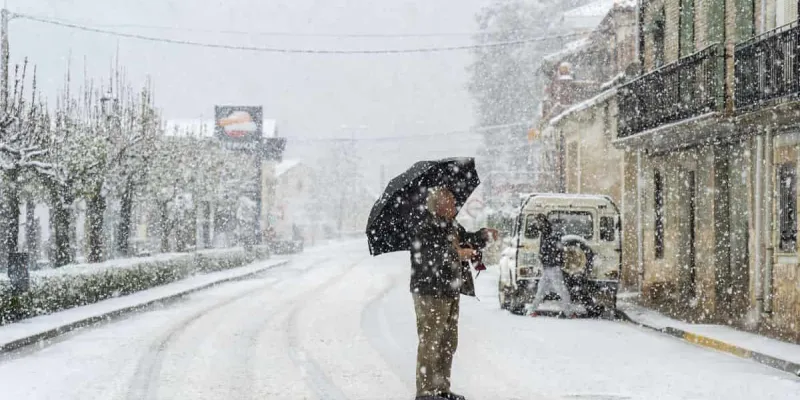 El vórtice polar da lugar a un tiempo invernal