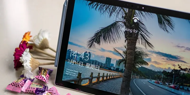 Imagen de una tablet con Windows 10